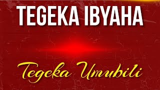 NIBA USHAKA GUTEGEKA IBYAHA ~ TEGEKA UMUBILI WAWE.