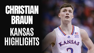 Christian Braun Official Kansas Jayhawks Highlights