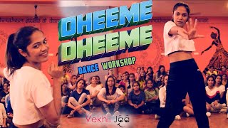 Dheeme Dheeme | Bangalore Dance Workshop | LiveToDance | Sonali Bhadauria | Vekhii Jaa