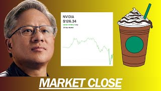 NVIDIA REBOUNDS 5%, STARBUCKS EARNINGS, TECHNICAL TUESDAY | MARKET CLOSE