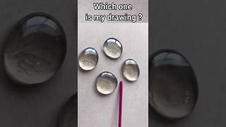 WOW ! Which one is my drawing ? ! 3d drawing water drop #shorts