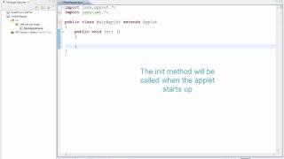 Simple Applet - Java Quick Tip