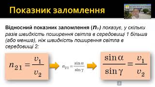 Фізика 9 клас Узагальнення та систематизація знать за темою «Світлові явища»