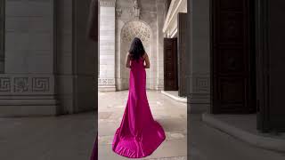 Duntery - Alivia Dress - Fuchsia Color