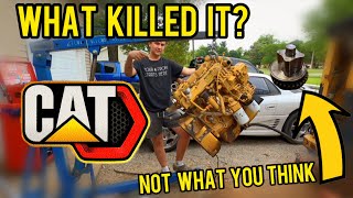 COMPLETE engine removal and tear down of my caterpillar skid steer 246 3034T Perkins Diesel engine