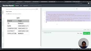 Population Density Difference | SQL Aggregation | HackerRank Solution