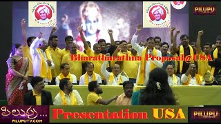 PilupuTv Exclusive: Bharath Rathna Proposal for NTR @NT- FANS-USA  in Virginia.