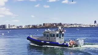 A state police boat