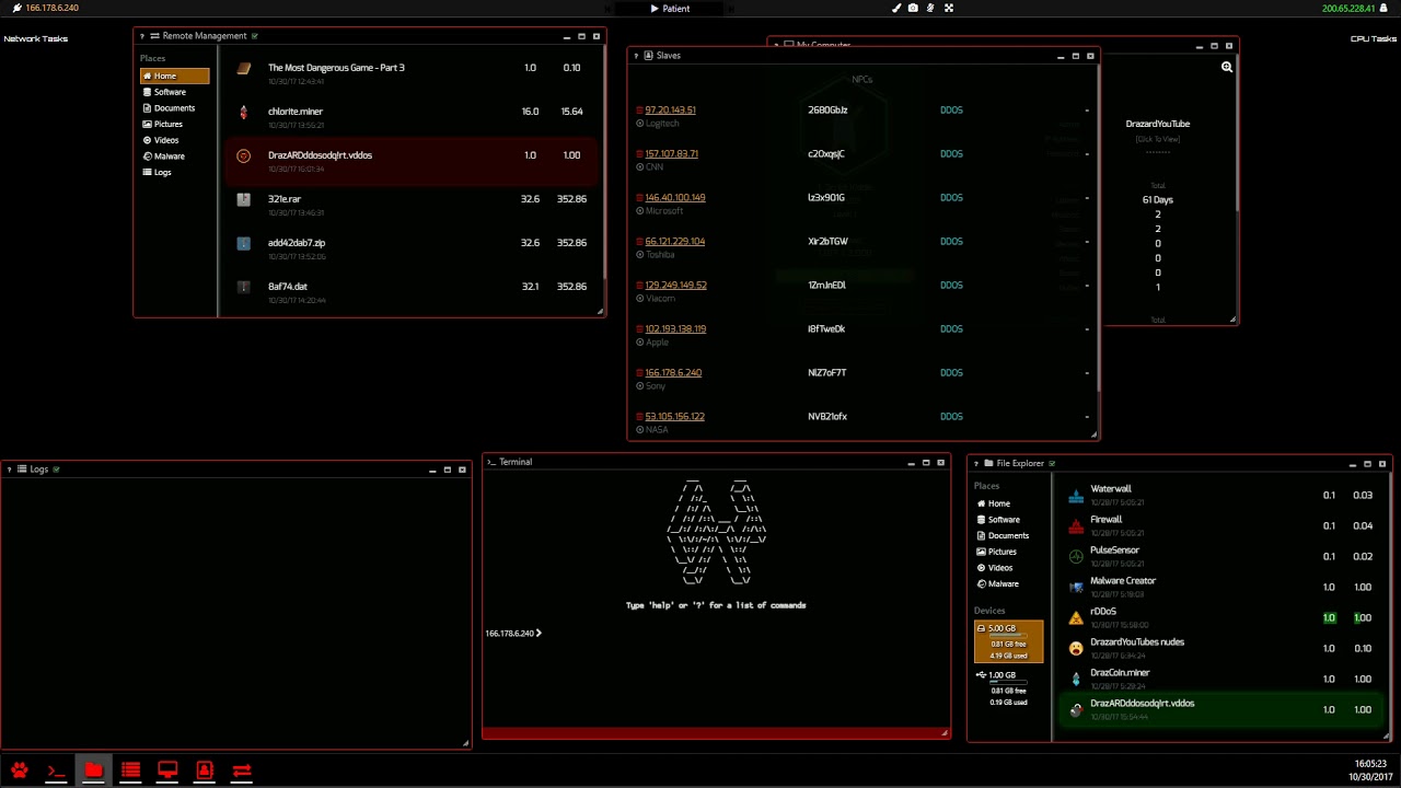Slavehack 2 Ddos Setup Youtube