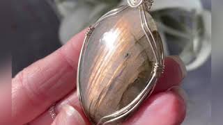 New labradorite pendants at Cape Cod Crystals January 11, 2020