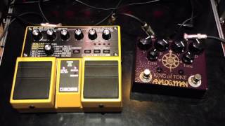 Boss OD-20 vs Analog Man King of Tone v4