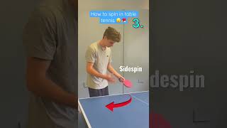 How to CREATE spin in Table Tennis 😮🏓 #pingpong #shorts #tabletennis #serve #spi