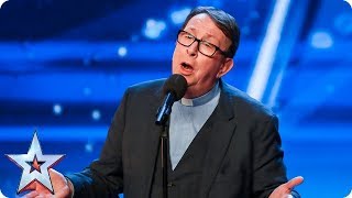 Father Ray Kelly takes us to church with AMAZING version of ‘Everybody Hurts’ | Auditions | BGT 2018