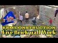 KRM Construction is live Brick work roef lebal