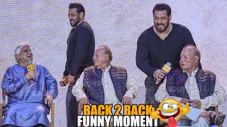 Back 2 Back Funny and Hilarious Moment | Salman Khan | Angry Young Men Trailer Launch