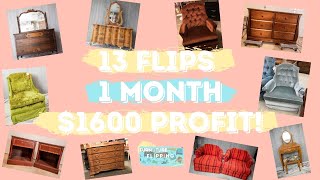 | Making $1600 in 1 MONTH Flipping Furniture PART TIME | DIY Furniture | FURNITURE FLIPPING TEACHER|