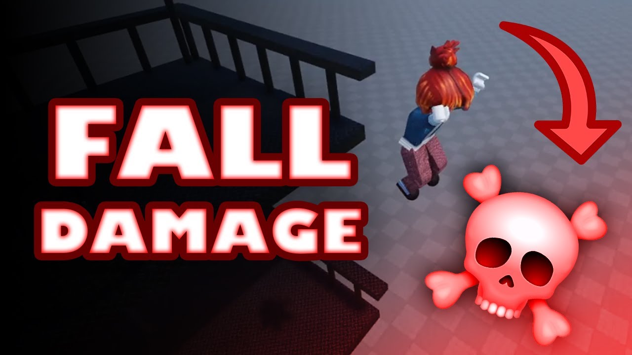 Roblox Studio Tutorial How To Make Fall Damage Youtube
