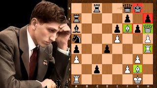 An outrageously beautiful finish! || Bobby Fischer vs Lhamsuren Myagmarsuren || Kings Indian Attack