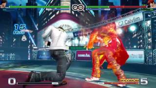 KOF 14 demo 主角群連技