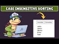 How to Perform Case-insensitive Sorting of Array in JavaScript