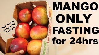 What Mango ONLY Fasting for 1 DAY did to my BODY