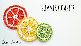 코바늘 여름 컵 받침 (Crochet Summer Coater)