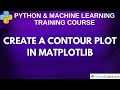 How to Create a Contour Plot in Matplotlib