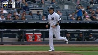 CWS@NYY: Ackley draws walk with bases loaded in 3rd