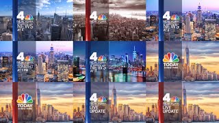 (WNBC) 2021-07-06, 07, 08 News 4 New York Opens and Closes Montage (New Look S Graphics Debut) (HD)