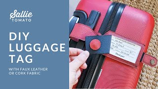 Luggage Tag Tutorial