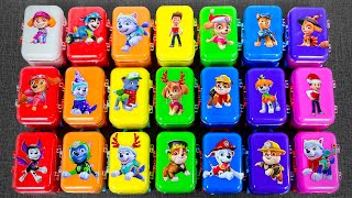 Looking For Paw Patrol Clay With Slime Coloring: Ryder, Chase, Marshall,...Satisfying ASMR Video