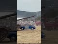 Crushing a morris minor classic car with a British chieftain main battle tank