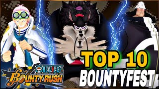 TOP 10 BEST BOUNTYFEST RANKED [JAN 2025] | One Piece Bounty Rush OPBR