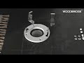 WOODBRIDGE B-0960S 1.0 1.6 GPF Dual Toilet  | Installation Video-B0960S Toilet-Smart Bidet seat