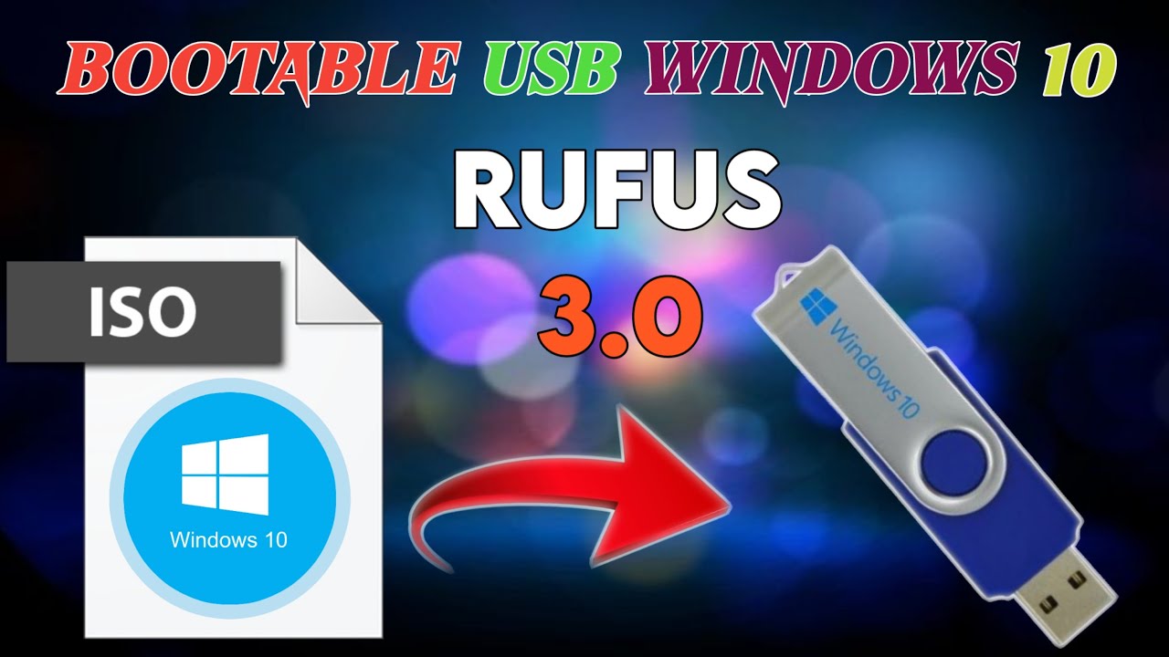 How To Make Bootable USB Windows 10 /How To Create Windows 10 Bootable ...