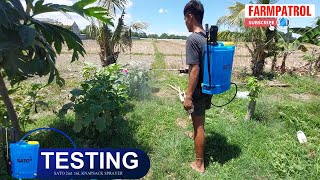 SATO 2 IN 1 16L KNAPSACK SPRAYER - UNBOXING ASSEMBLING and TESTING