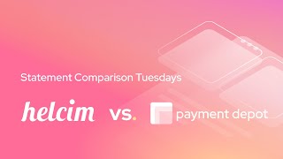 Statement Comparison Tuesdays | Helcim v.s. Payment Depot