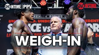Errol Spence Jr vs. Terence Crawford: Weigh-In | #SpenceCrawford is TOMORROW on SHOWTIME PPV