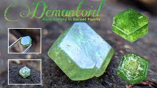 Natural Demantoid Garnet Crystal from Sri Lanka - Danu Group Rare Gemstones Collection