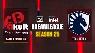 Dota2 - Yakult Brothers vs Team Liquid - DreamLeague Season 25 - Group B