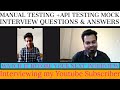 Manual Testing Interview Questions for 1-3 YOE | Interviewing my Subscriber