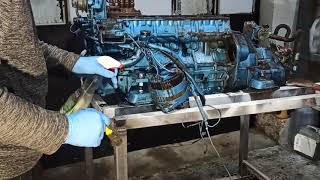 Nanni diesel-engine degreasing part1