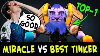 Miracle vs BEST Tinker spammer — Funkefal highest Rank Tinker