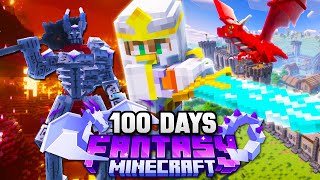 100 Days of Fantasy Minecraft [FULL MOVIE]