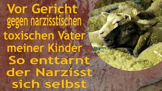 Vor Gericht gegen narzisstischen toxischen Vater meiner Kinder So enttarnt der Narzisst sich selbst