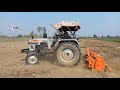 eicher 551 i line full demo on rotavator