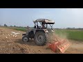 eicher 551 i line full demo on rotavator