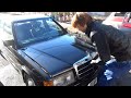 ベンツのエアフィルター20年ぶりに交換したった！#190e   #2.3-16v