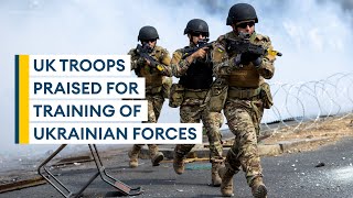 UK training for Ukrainian troops going 'gangbusters' - minister