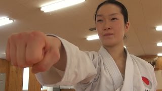 速くて強い空手女子！椎名舞選手Amazing Karate Girl ! Mai Shiina（JKA）